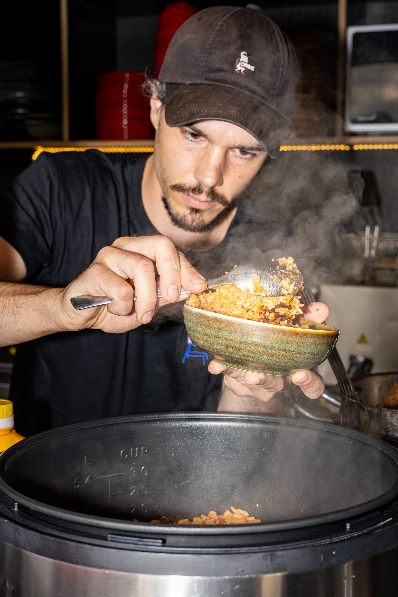 Riz mexicain à la vapeur