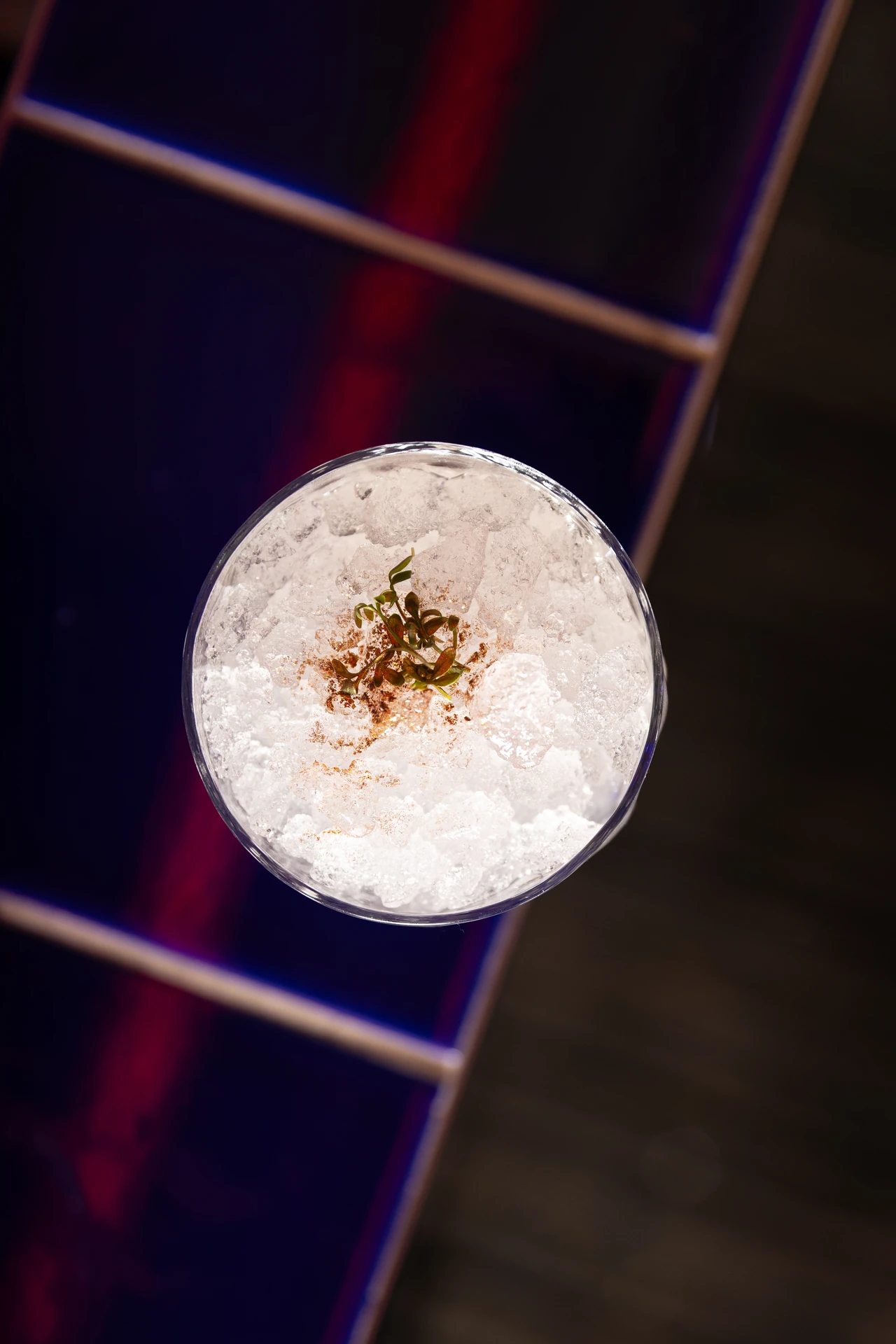 Cocktails préparés au bar du Rooftop 105