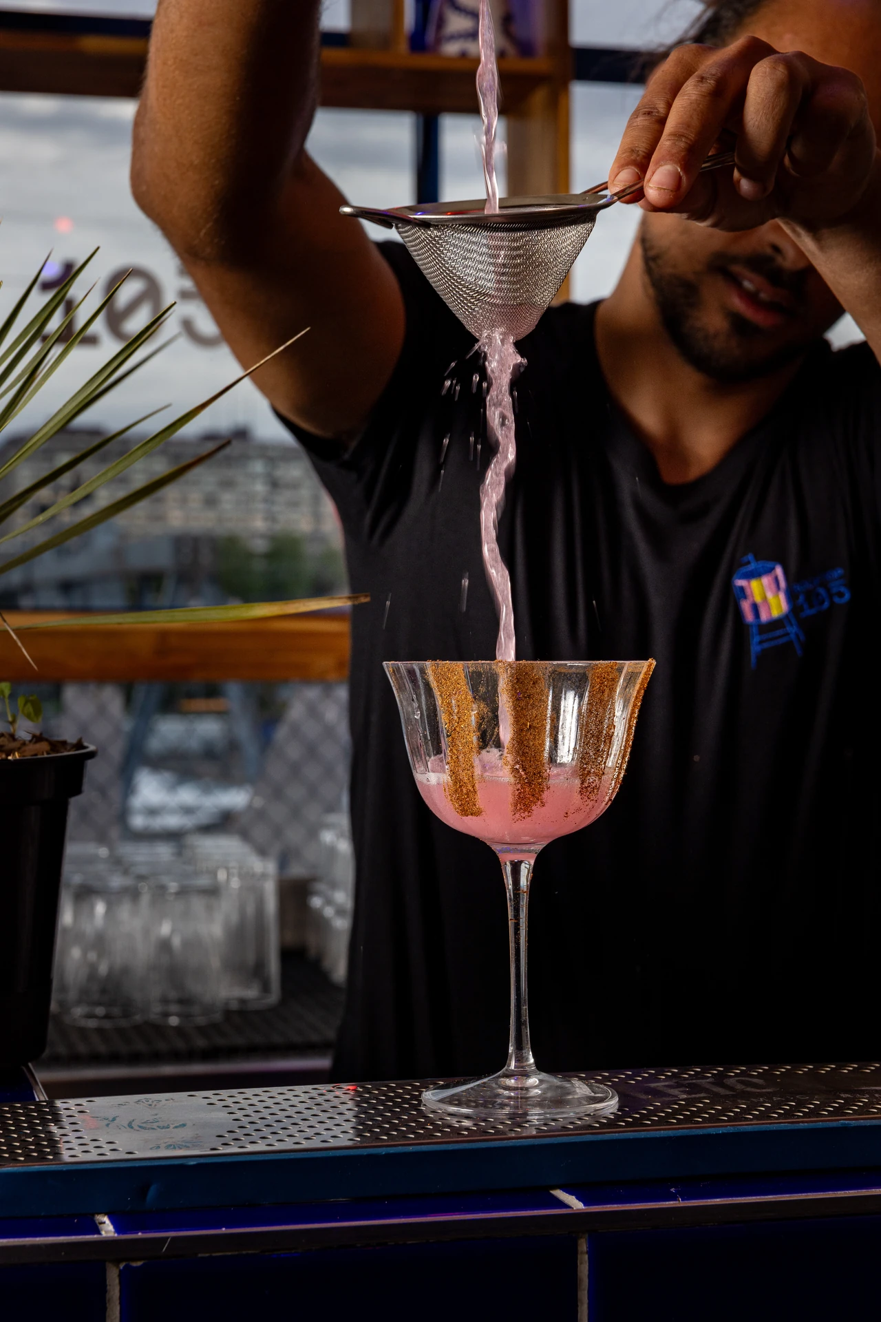 Cocktail Aztek Margarita au Rooftop 105