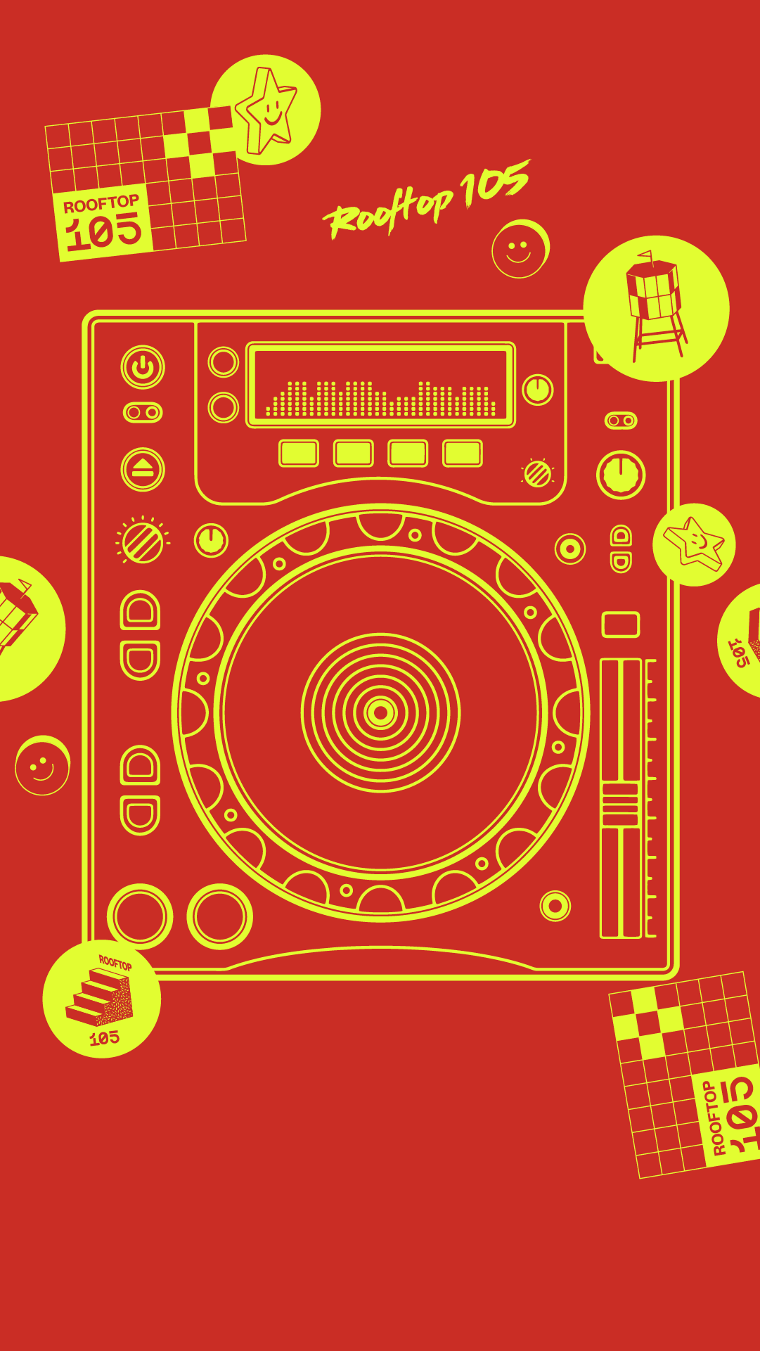 Story Rooftop 105, DJ vinyle